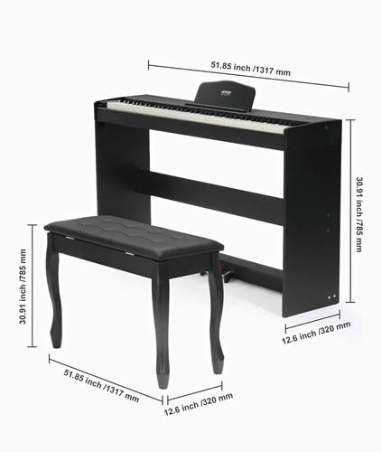 Vevor digitalpiano 886 - vevor,
