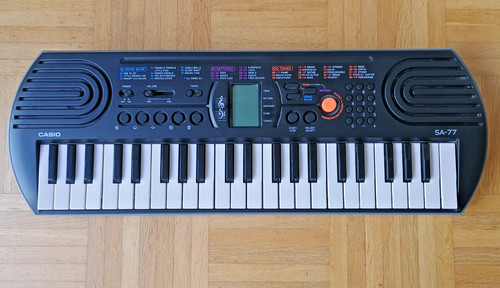 Casio keyboard für - sa-77,