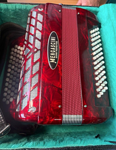 Mengascini pianoakkordeon 120 - pianoakkordeon,